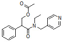 3-(ethyl(pyridin-4-ylmethyl)amino)-3-oxo-2-phenylpropyl acetate