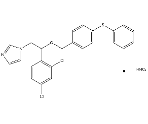 1-[2-(2,4-二氯)苯基-2-(4-苯硫基)苯甲氧基]乙基-1H-咪唑硝酸盐