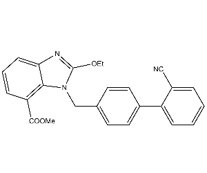 2-乙氧基-1-(2'-氰基联苯-4-基)甲基-1H-苯并[d]咪唑-7-甲酸甲酯