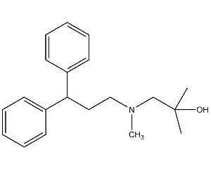 2，N-二甲基-N-（3，3-二苯基）丙基-1-氨基-2-丙醇