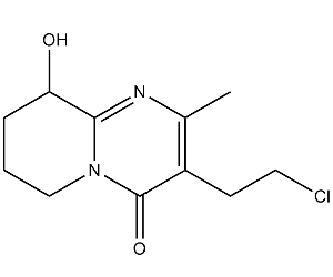 2-甲基-3-(2-氯)乙基-9-羟基-6,7,8,9-四氢-4H-吡啶并[1,2-a]嘧啶-4-酮