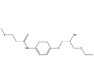 N-[4-(2-羟基-3-乙氧基)丙氧基]苯基-3-甲硫基丙酰胺