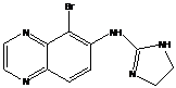 5-溴-6-(咪唑啉-2-基)氨基喹喔啉 