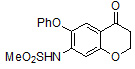 N-(3,4-dihydro-4-oxo-6-phenoxy-2H-1-benzopyran-7-yl)-methanesulfonamide